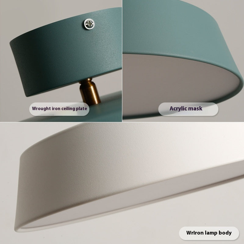 Modern Minimalist Macaron Living Room Ceiling Lamp