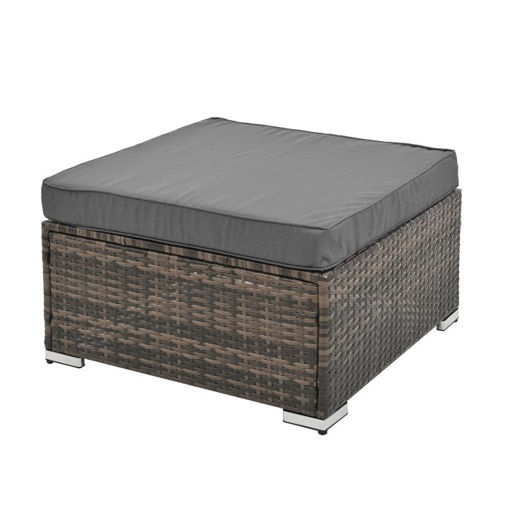 Stylish Patio Furniture Set with Tempered Glass Table