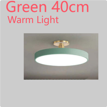 Modern Minimalist Acrylic Ring Ceiling Lamp Personality Nordic Living Room Creative