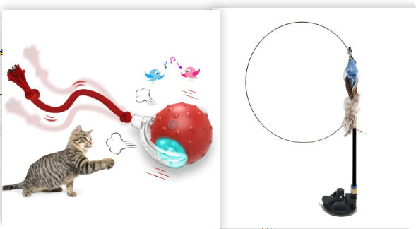 Interactive Cat Toy Ball Super Drive Cat Rolling Ball