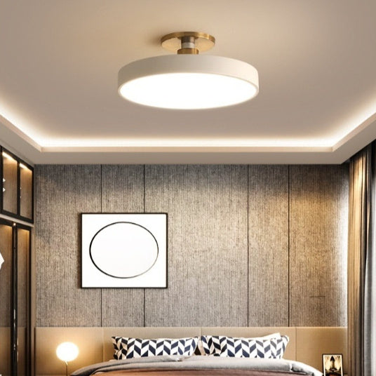Modern Minimalist Acrylic Ring Ceiling Lamp Personality Nordic Living Room Creative