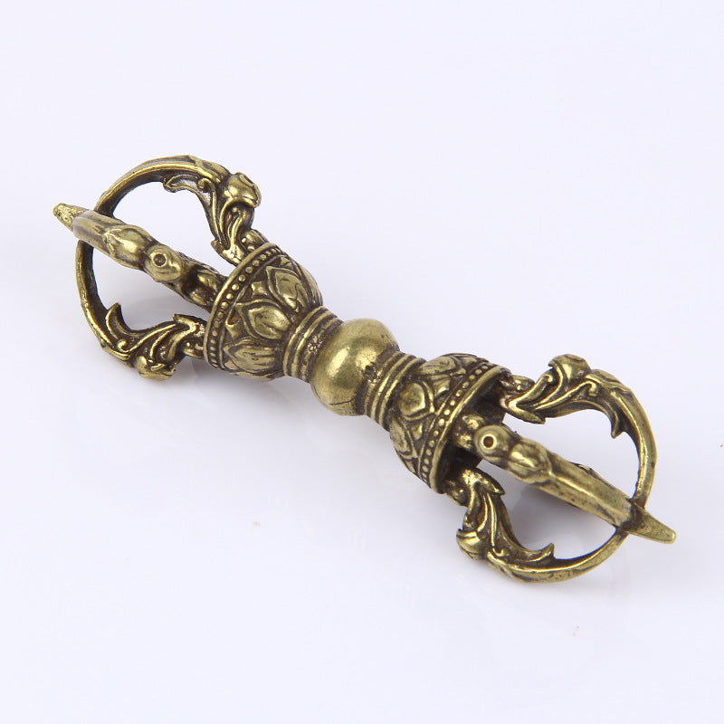 Jian Brass Vajra Creative Hand-made To Play Wenwan Factory Direct Hair Crafts Gifts Gifts Family Decorations