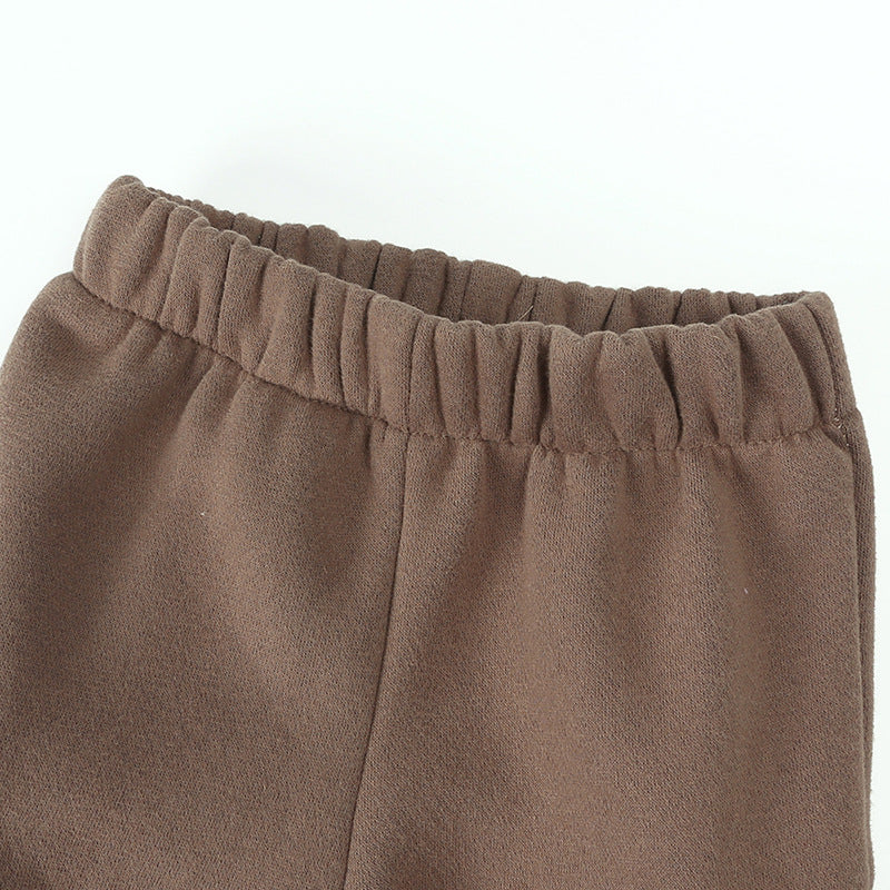 Clothing Boys And Girls Western Style Fashion Sweater Two-piece Children's Casual Sports Sets