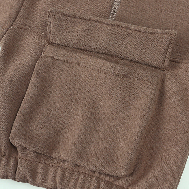 Clothing Boys And Girls Western Style Fashion Sweater Two-piece Children's Casual Sports Sets