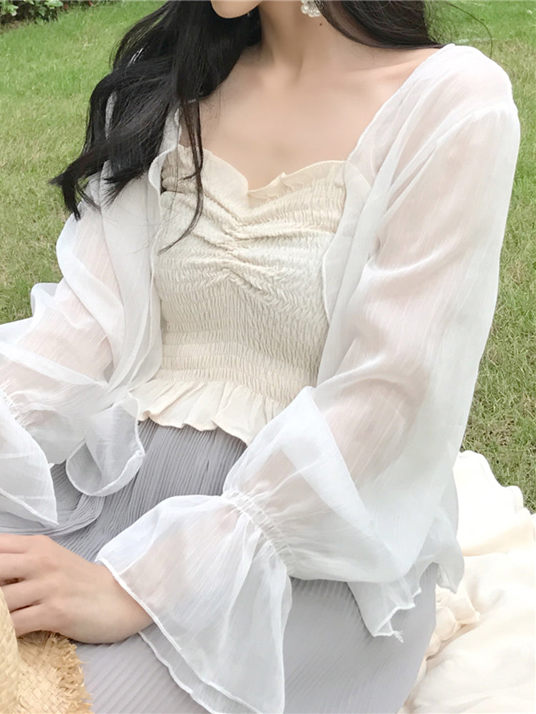 Mesh sun protection clothing