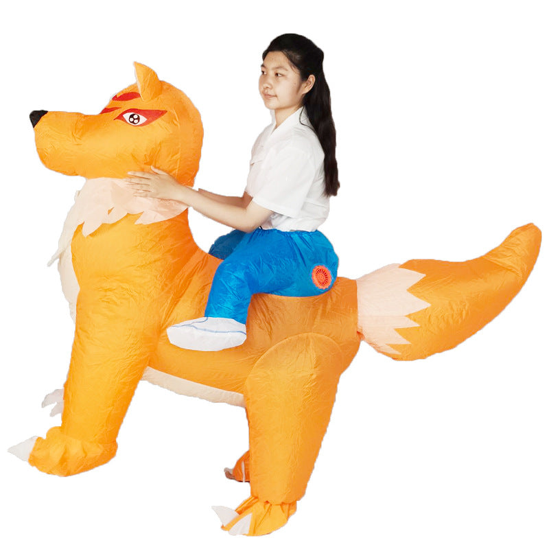 Active Horse Hippo Inflatable Clothing Halloween Funny Doll Clothing Props