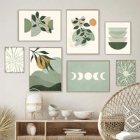 Green Plant Decorative Painting