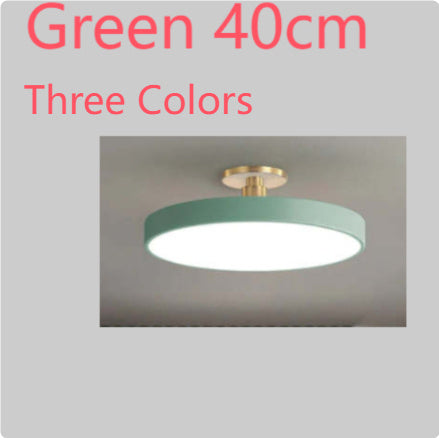 Modern Minimalist Acrylic Ring Ceiling Lamp Personality Nordic Living Room Creative