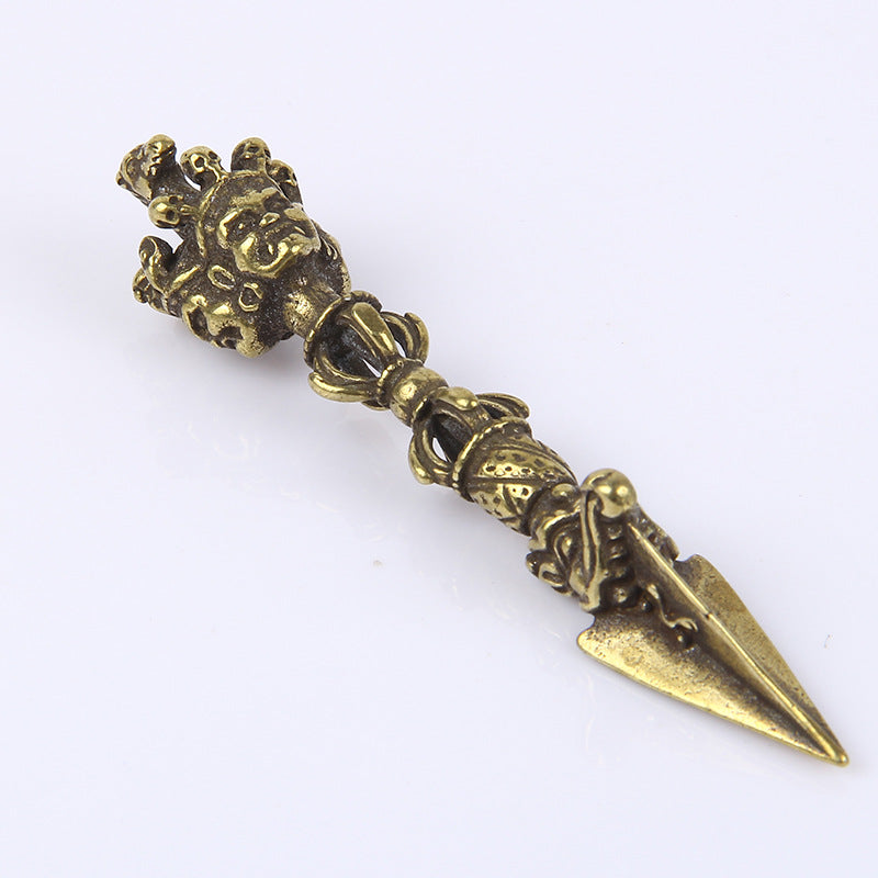 Jian Brass Vajra Creative Hand-made To Play Wenwan Factory Direct Hair Crafts Gifts Gifts Family Decorations