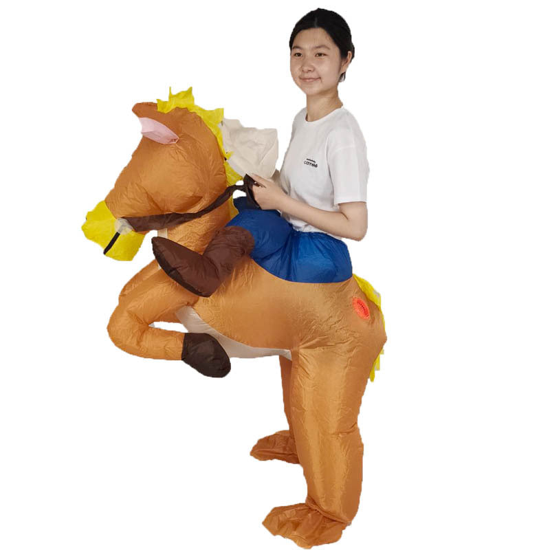 Active Horse Hippo Inflatable Clothing Halloween Funny Doll Clothing Props