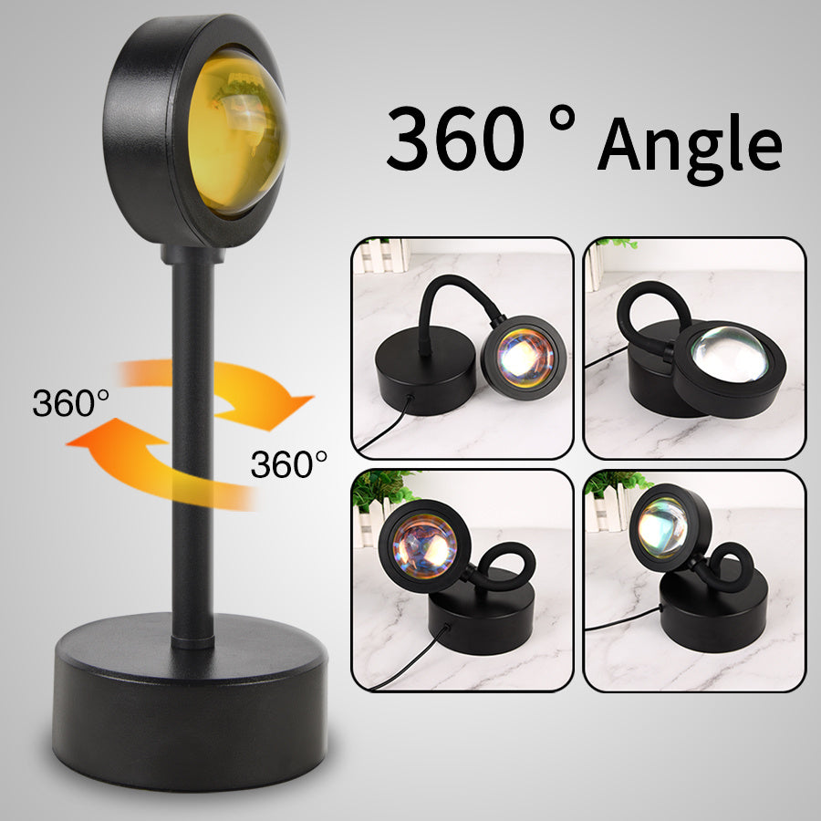 Sunset Light Rainbow Projection Lamp