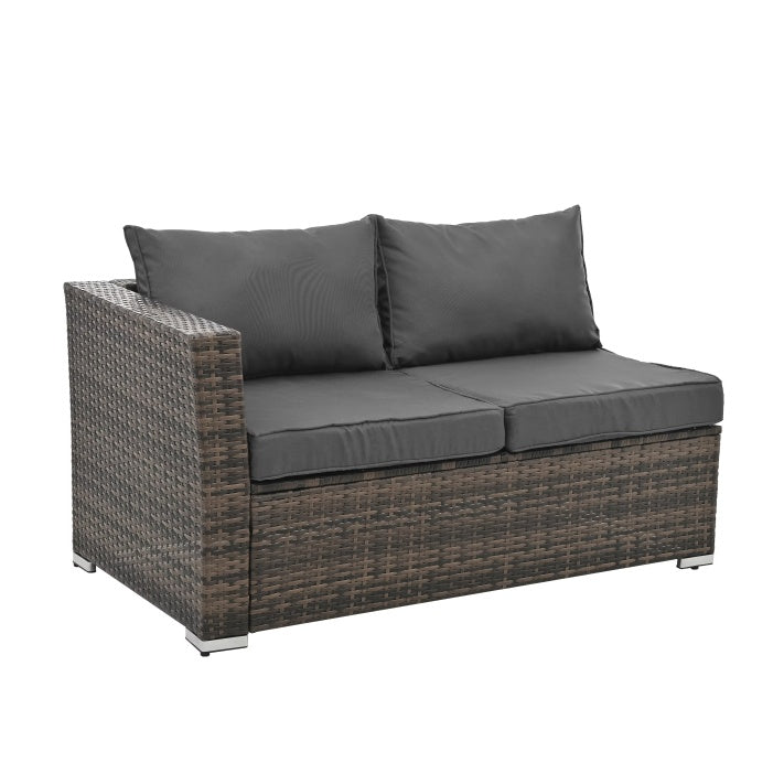 Stylish Patio Furniture Set with Tempered Glass Table