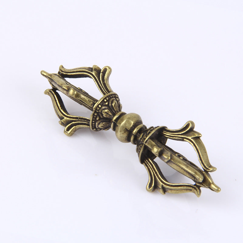 Jian Brass Vajra Creative Hand-made To Play Wenwan Factory Direct Hair Crafts Gifts Gifts Family Decorations